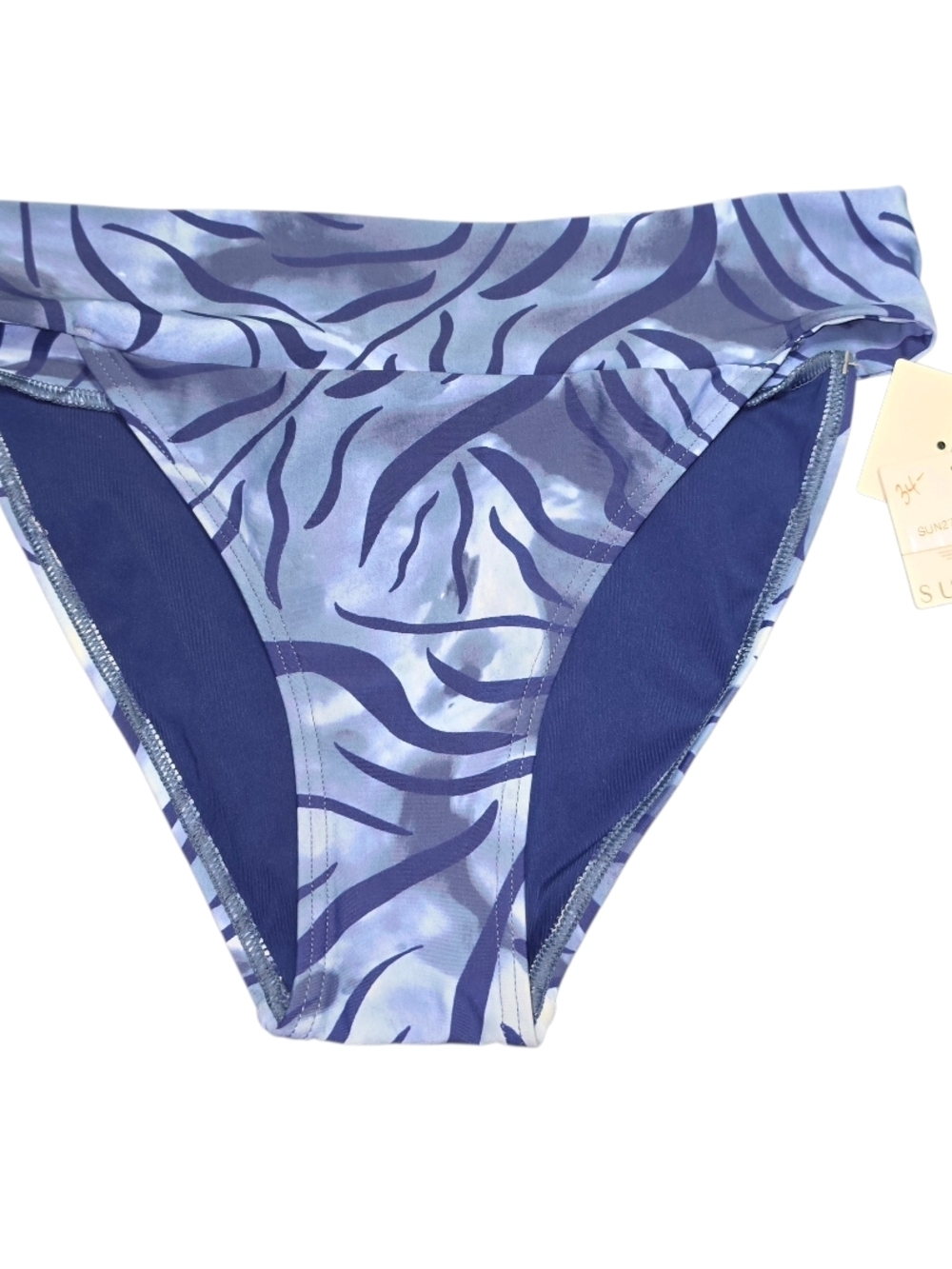 Sunsets Blue Bikini Bottoms Medium